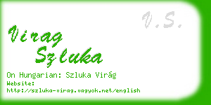 virag szluka business card